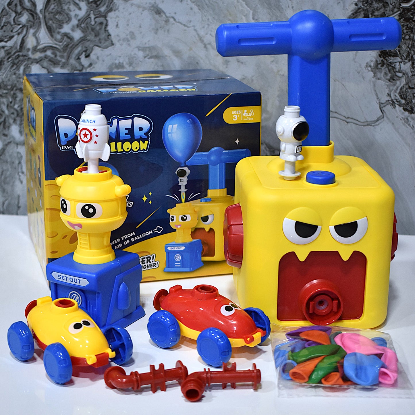 🎈 KIT DE JUGUETES IMPULSADOS POR GLOBOS: BALLOON ZOOM