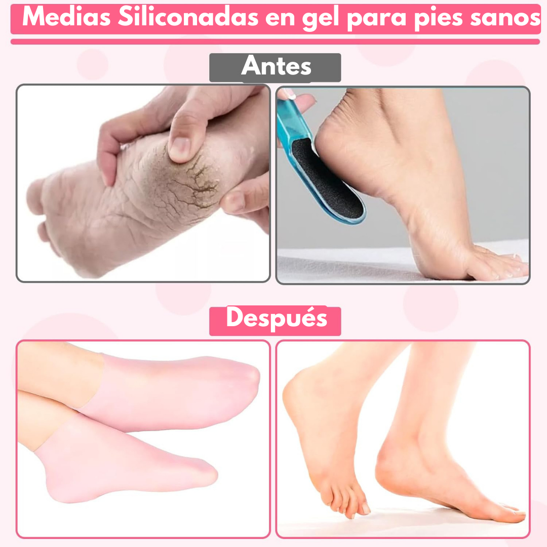 Tus PIES HIDRATADOS por MAS TIEMPO ¡Lleva 2 PARES de MEDIAS HIDRANTES por el precio de 1! OFERTA POR TIEMPO LIMITADO