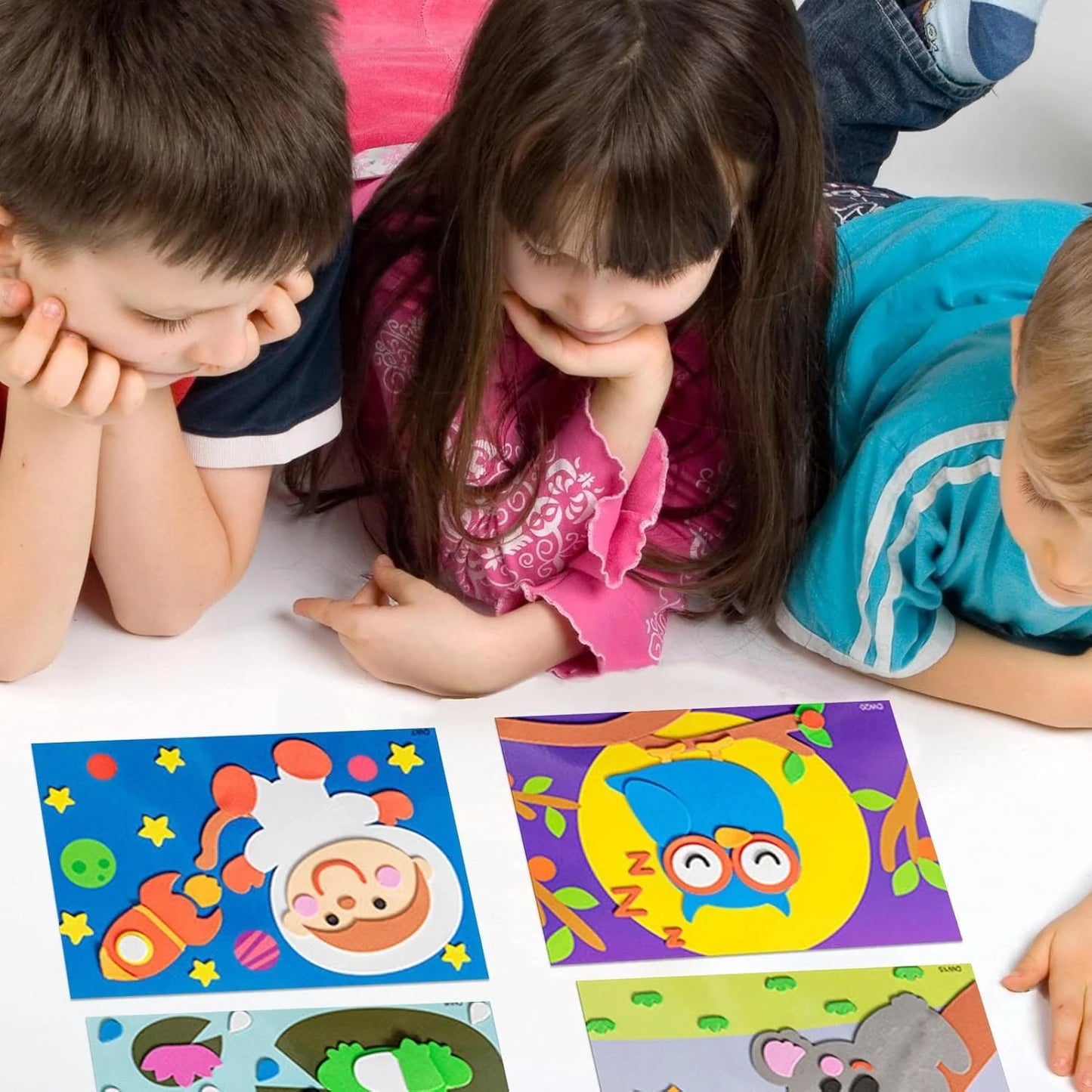 Pack de 3 Rompecabezas con Piezas Montessori de MDF para mentes creativas