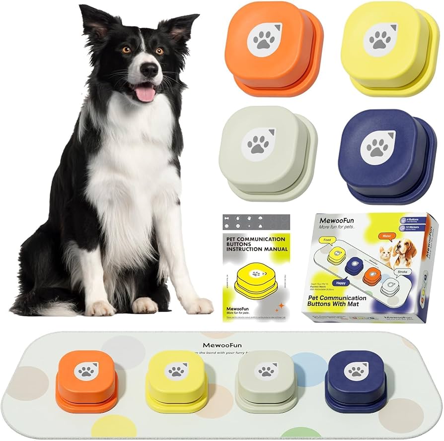 Pack x2 Botones de Entrenamiento para Perros ¡Haz que tu Perro Hable con Solo un Clic! OFERTA LIMITADA + E-BOOK Entrenamiento Ilustadro GRATUITO