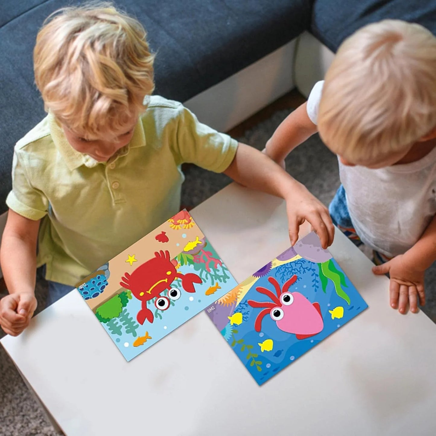 Pack de 3 Rompecabezas con Piezas Montessori de MDF para mentes creativas