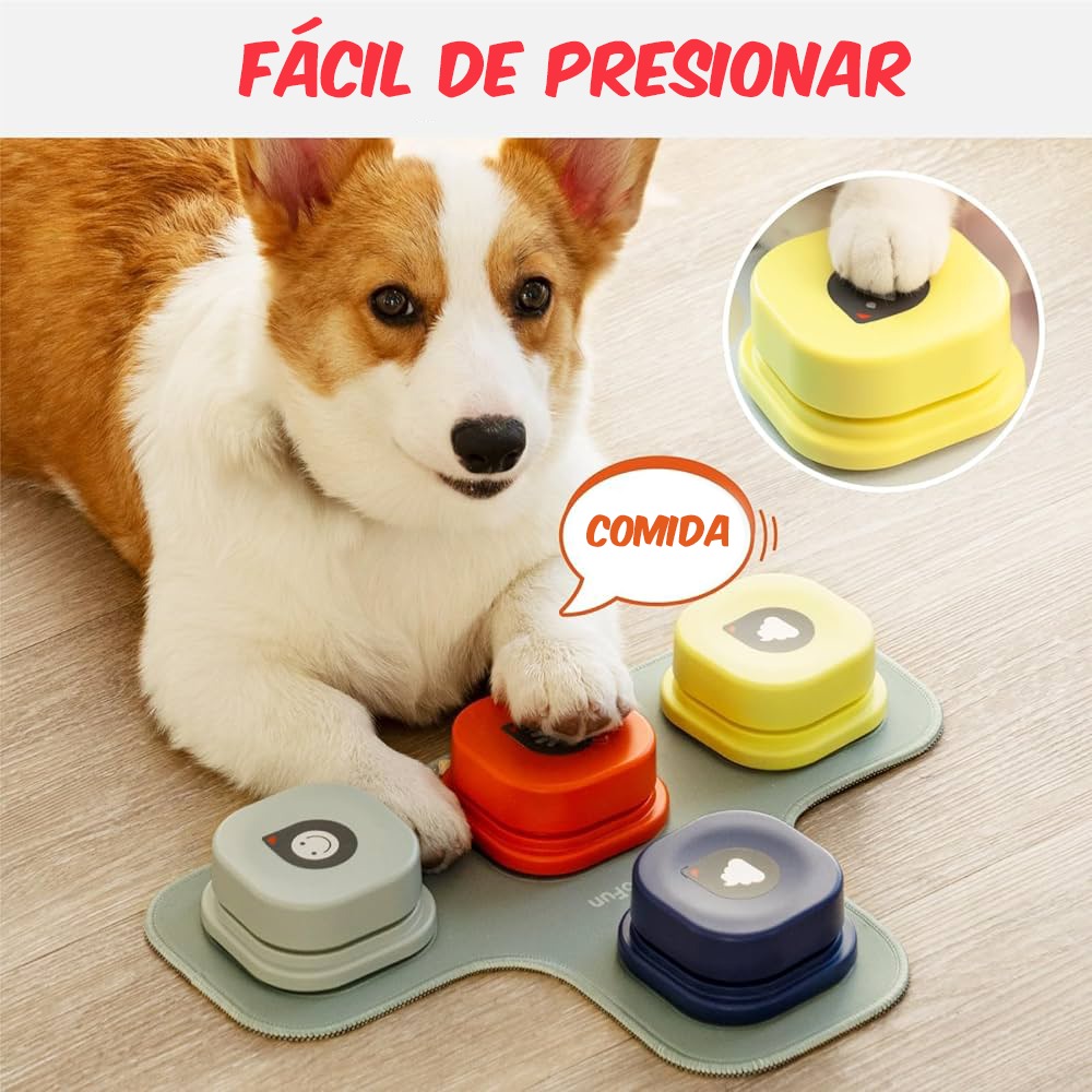Pack x2 Botones de Entrenamiento para Perros ¡Haz que tu Perro Hable con Solo un Clic! OFERTA LIMITADA + E-BOOK Entrenamiento Ilustadro GRATUITO