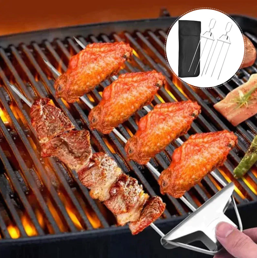 Tenedor Parrilla en Acero Inoxidable: El Secreto para un Asado Perfecto en Menos Tiempo
