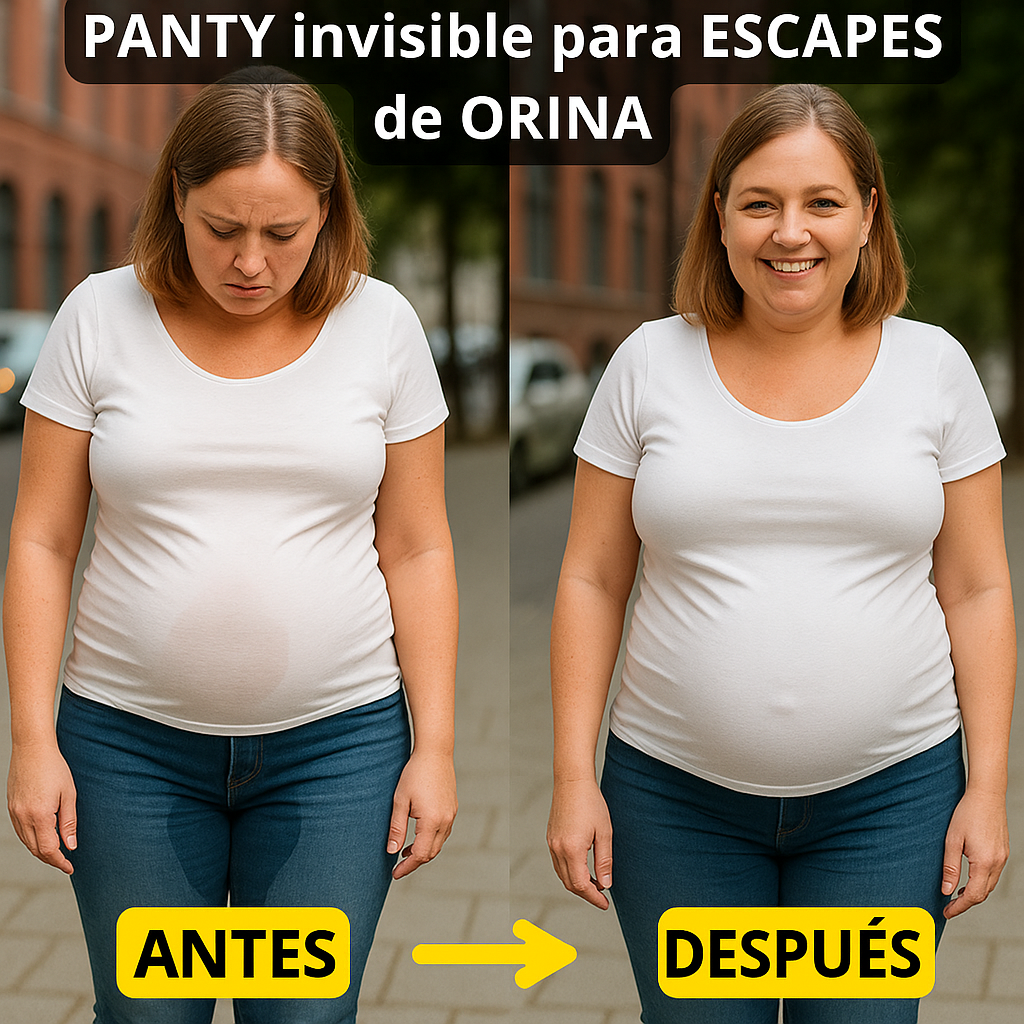 PANTY invisible para ESCAPES de ORINA 🔥¡El secreto de las MUJERES MAYORES y MAMÁS POSPARTO ! + Curso Digital GRATIS 🎁