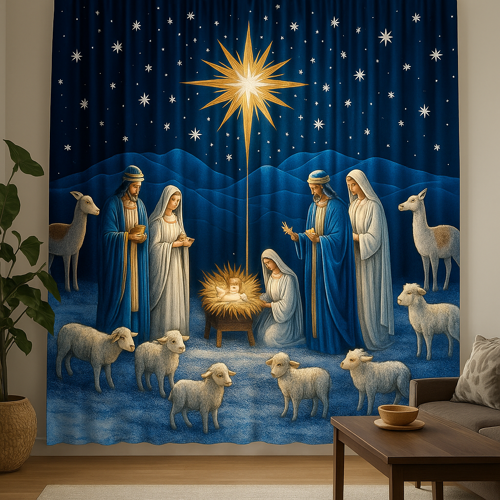 Cortina Navideña: Diseños Exclusivos que Hacen Brillar tus Fiestas + Curso de Decoración GRATIS