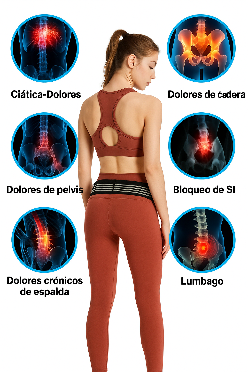 Cinturón Ortopédico: Despídete del dolor ciático en minutos + Regalo CREMA PERFECTX
