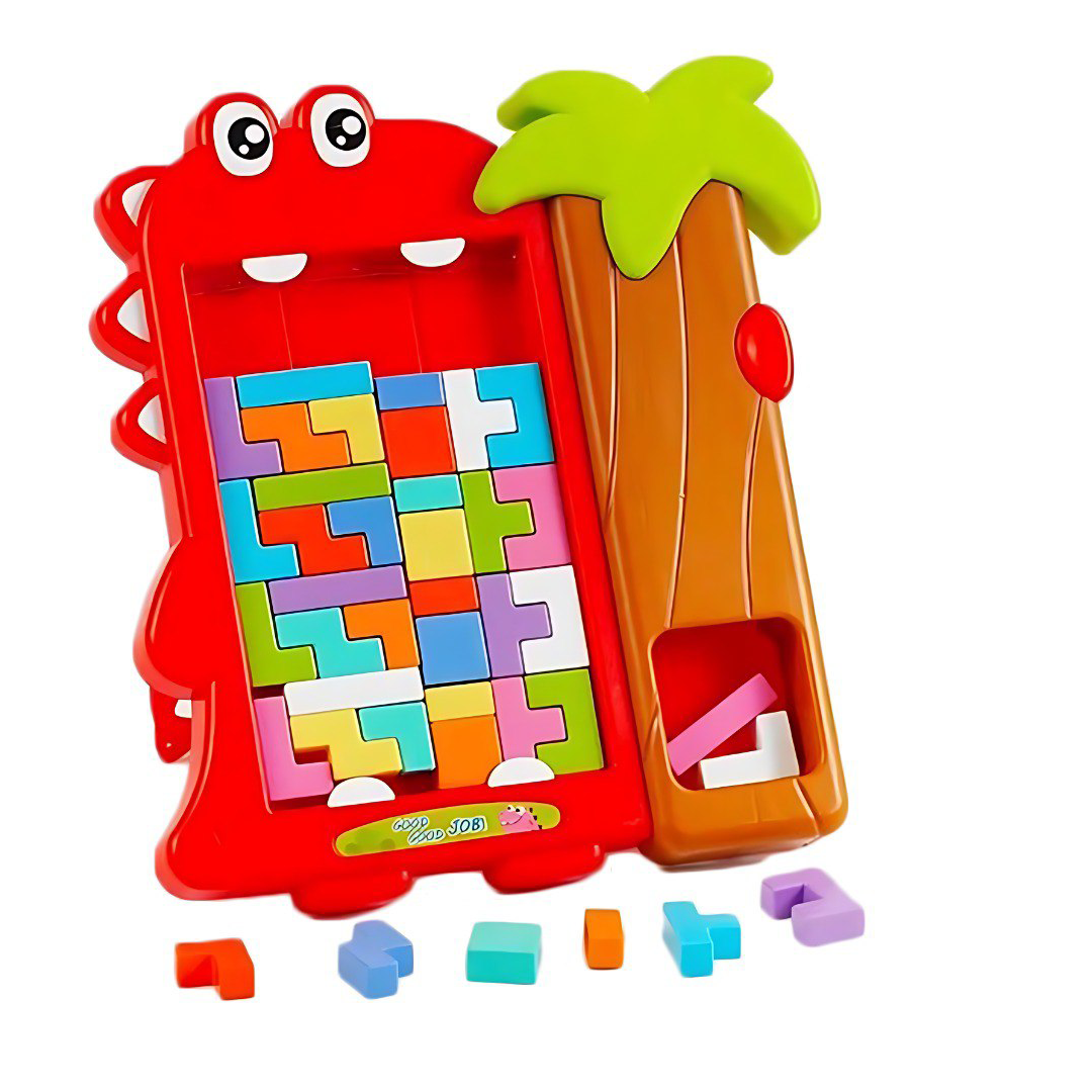¡Dino Tetris: Juega, Arma y Aprende! – El juego que mezcla lógica, diversión y creatividad.
