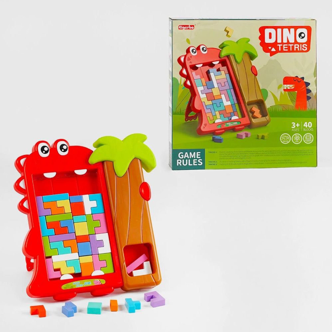 ¡Dino Tetris: Juega, Arma y Aprende! – El juego que mezcla lógica, diversión y creatividad.