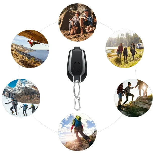 PACK X 3 LLAVEROS CARGADOR-POWER BANK. ¡EL REGALO PERFECTO PARA ESA PERSONA ESPECIAL!