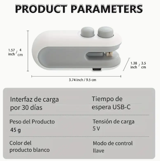 Selladora y Cortadora 2 en 1 + Regalo Especial: Salva tu Comida y tu Bolsillo