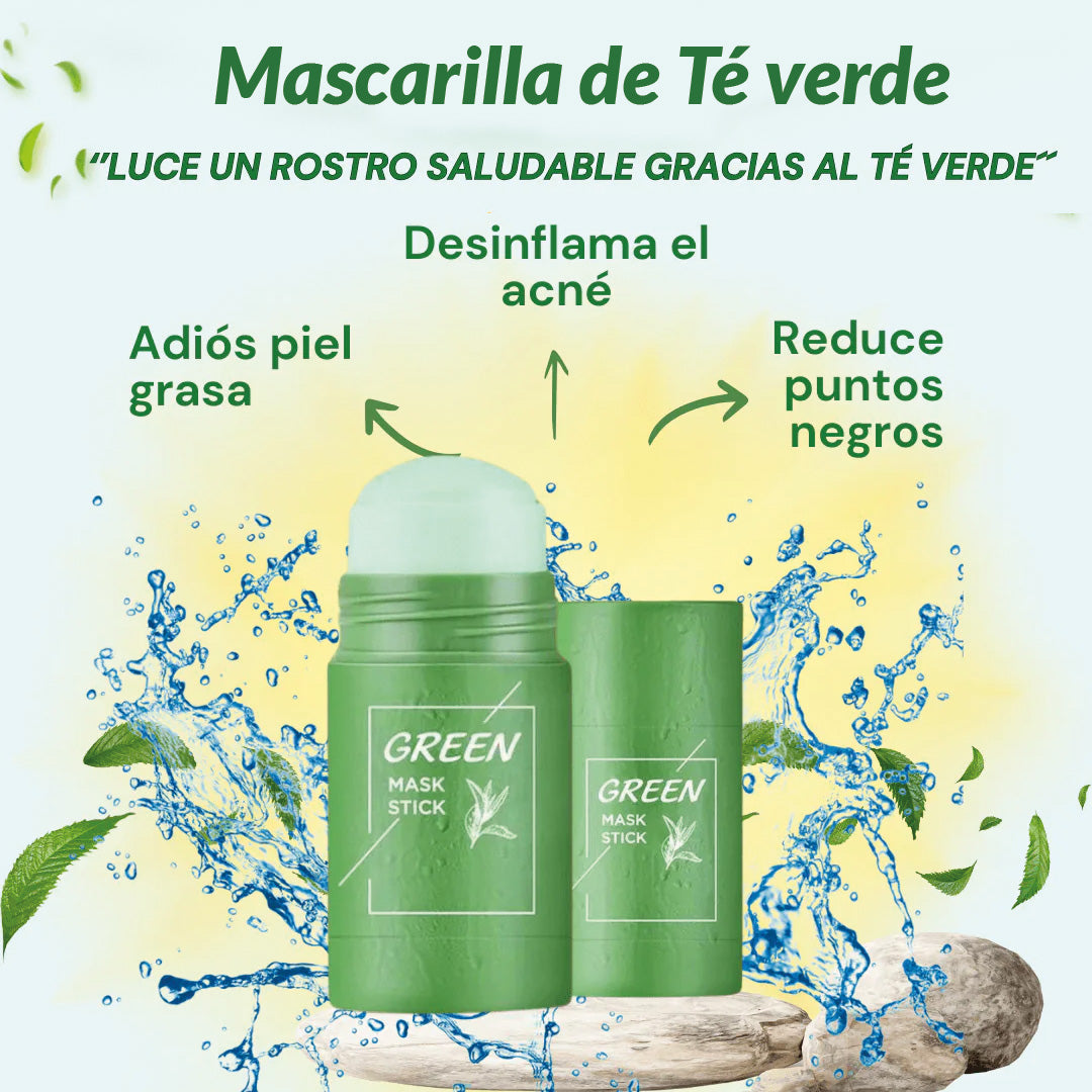 Mascarilla en barra: Green Stick. ENRIQUECIDA con Té Verde (OFERTA 2X1 🎁)