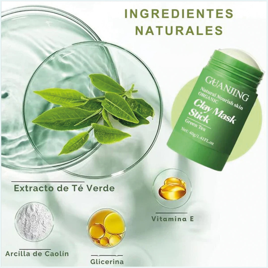 Mascarilla en barra: Green Stick. ENRIQUECIDA con Té Verde (OFERTA 2X1 🎁)