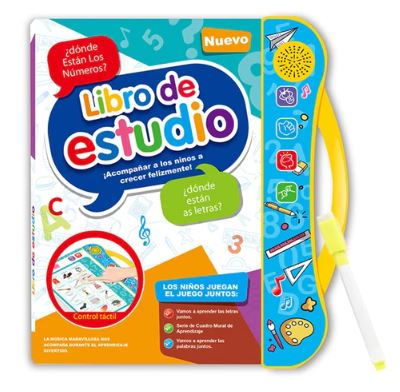 Remate Temporada Escolar: Libro Interactivo Montessori Bilingüe + Marcador de contacto
