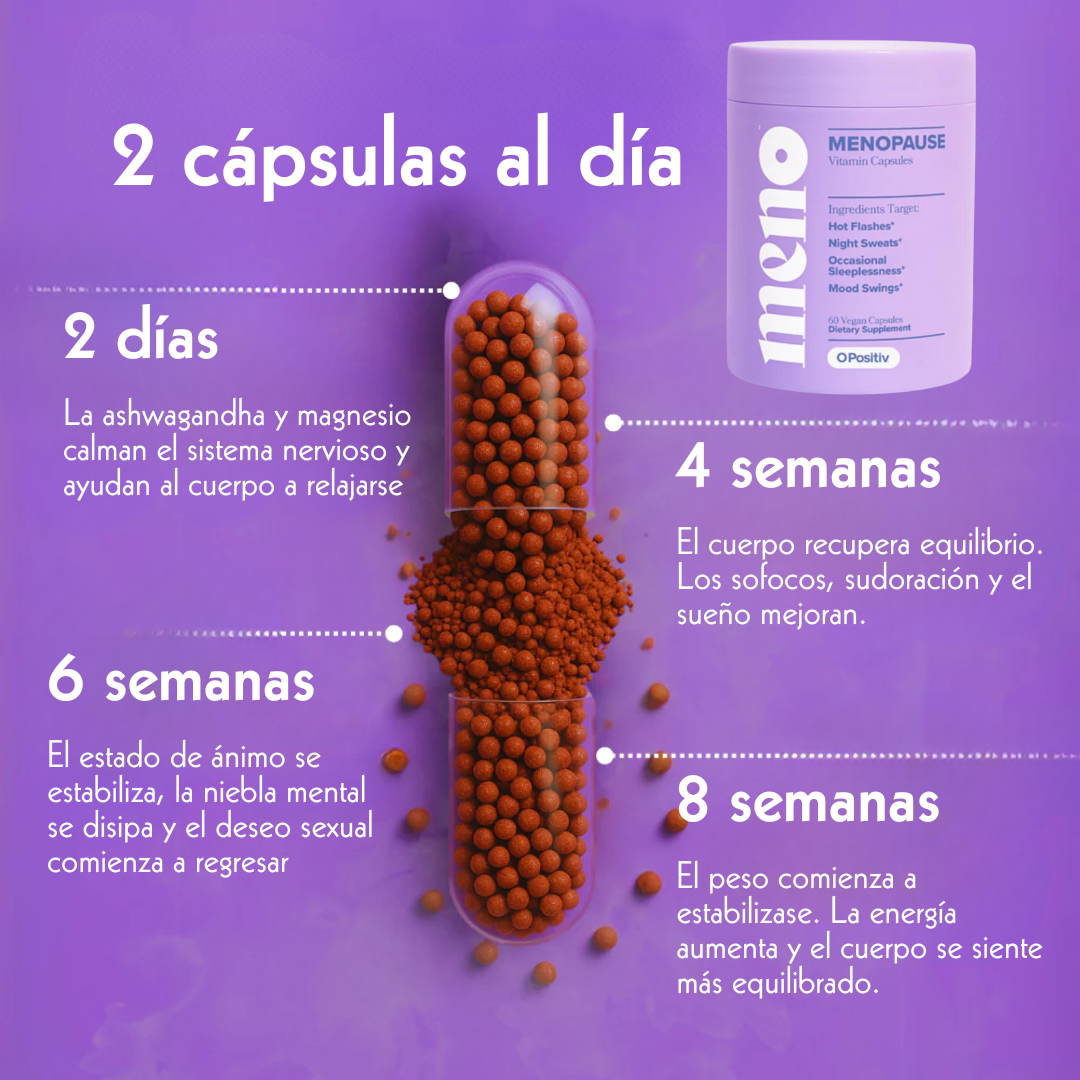 Suplemento Natural MENO: Menopausia sin dramas + Ebook GRATIS