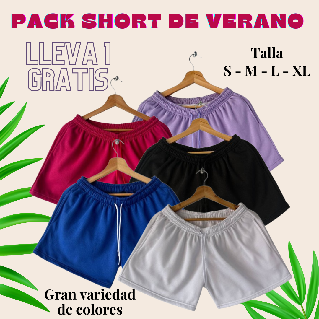 Remate de Tienda: Pack De Short Dama X 3 Unidades