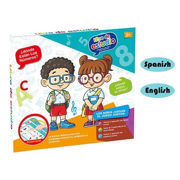 Remate Temporada Escolar: Libro Interactivo Montessori Bilingüe + Marcador de contacto