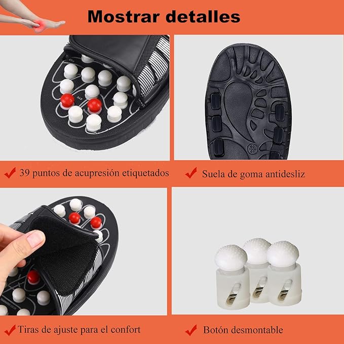 OFERTA ESPECIAL DE MADRES: Sandalias Masajeadoras Terapéuticas