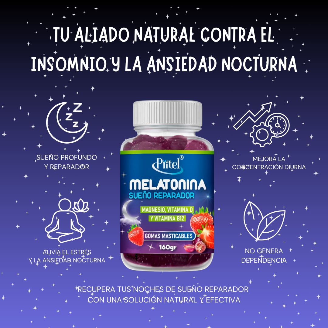 Gomitas Melatonina: Relájate sin pastillas ni adicciones + eBook GRATIS