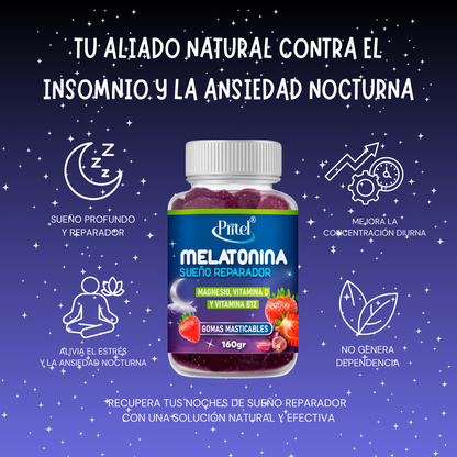 Gomitas Melatonina: Relájate sin pastillas ni adicciones + eBook GRATIS