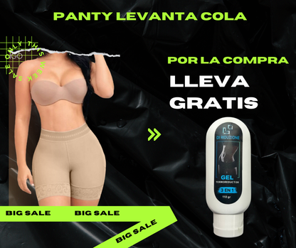 Panty Levanta Cola+ regalo gel reductor OFERTA POR TIEMPO LIMITADO