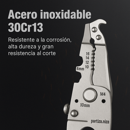 Herramienta profesional plegable multifuncional 18/1  🔧UN TALLER EN TU BOLSILLO