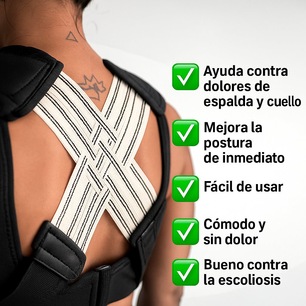 Kit Anti Joroba: Corrector de espalda + Guía de Entrenamiento Postural 👨‍💻🎮 OFERTA 20% OFF 🔥