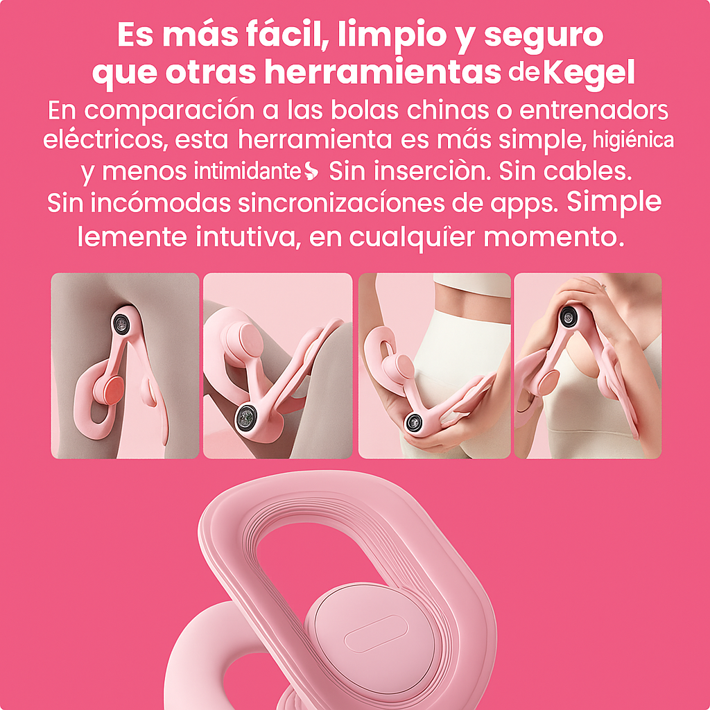 KIT de ENTRENADOR PÉLVICO + CURSO ✨ ¡No más fugas, flacidez ni excusas en la intimidad! Este mini entrenador lo cambia todo! ULTIMAS UNIDADES DISPONIBLES💥