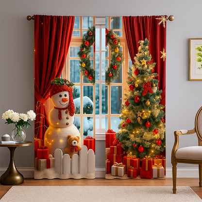 Cortina Navideña: Diseños Exclusivos que Hacen Brillar tus Fiestas + Curso de Decoración GRATIS