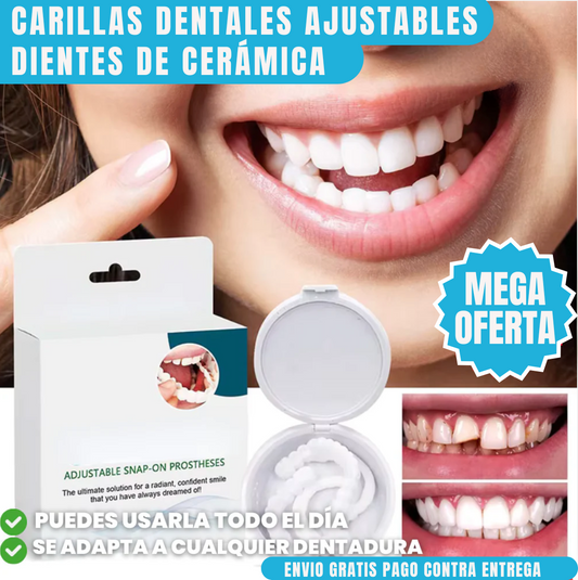 Recupera tu confianza con una sonrisa que lo dice todo. MONTURA DENTAL POSTIZA