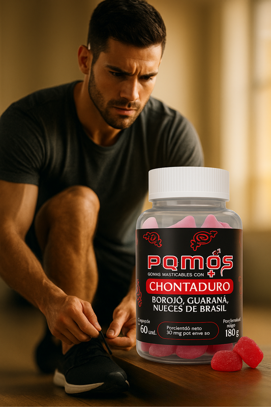Gomas de Chontaduro: Energía diaria, foco mental y rendimiento íntimo + REGALO Malteada Synergy Pro