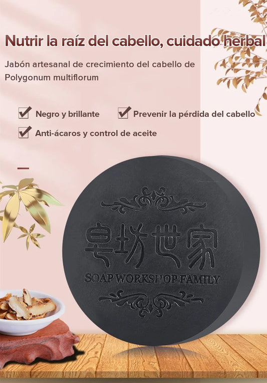 Lleva 2 Jabones Anti-cana y Anti-caída: El secreto japonés para un cabello joven