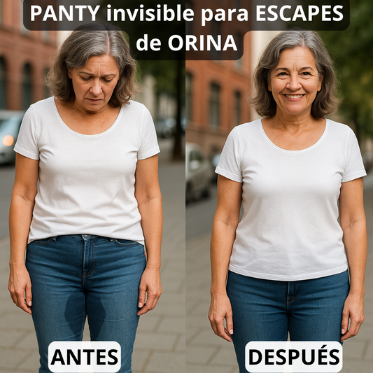 PANTY invisible para ESCAPES de ORINA 🔥¡El secreto de las MUJERES MAYORES y MAMÁS POSPARTO ! + Curso Digital GRATIS 🎁