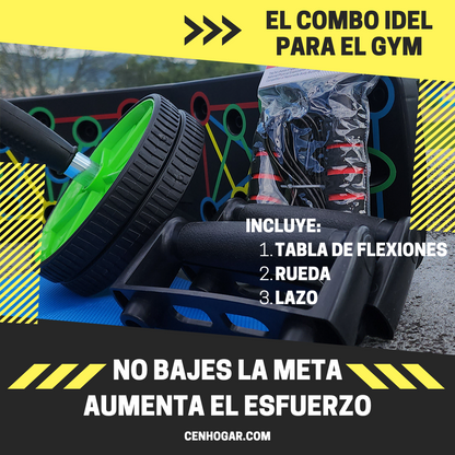 Combo Sin Excusas: Tabla, Rueda y Lazo Para Sacar Tu Mejor Versión.