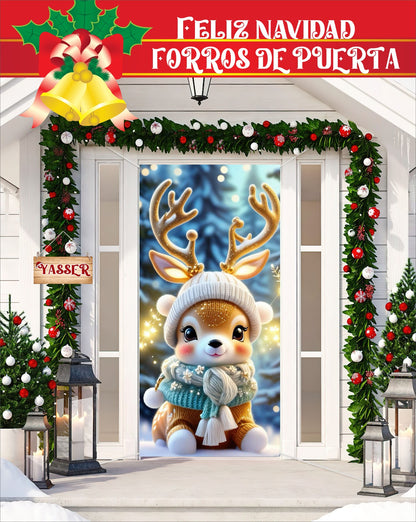 Forro Navideño: Dale a tu Puerta el Protagonismo de la Navidad OFERTA POR TIEMPO LIMITADO