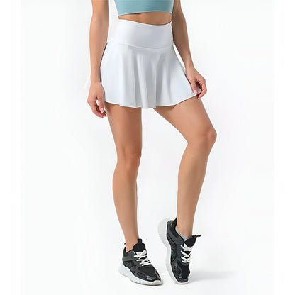 Falda deportiva con short y bolsillo incorporado + Plan de ejercicios semanal