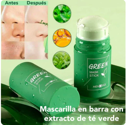 Mascarilla en barra: Green Stick. ENRIQUECIDA con Té Verde (OFERTA 2X1 🎁)