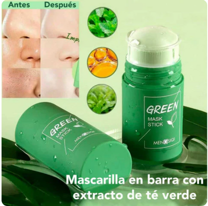 Mascarilla en barra: Green Stick. ENRIQUECIDA con Té Verde (OFERTA 2X1 🎁)